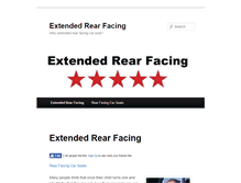 Tablet Screenshot of extendedrearfacing.org